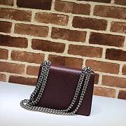 GUCCI DIONYSUS LEATHER MINI BAG BORDEAUX 421970 SIZE 20 x 15.5 x 5 CM - 4