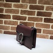 GUCCI DIONYSUS LEATHER MINI BAG BORDEAUX 421970 SIZE 20 x 15.5 x 5 CM - 6