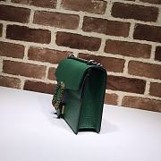 GUCCI DIONYSUS LEATHER MINI BAG EMERALD GREEN 421970 SIZE 20 x 15.5 x 5 CM - 2