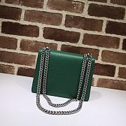 GUCCI DIONYSUS LEATHER MINI BAG EMERALD GREEN 421970 SIZE 20 x 15.5 x 5 CM - 6