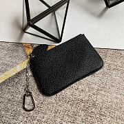 LV KEY POUCH BLACK M69508 13.8CM - 2