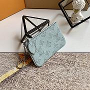 LV KEY POUCH VERT LAGON GREEN M69508 13.8CM - 2