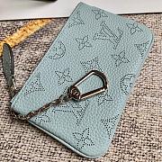 LV KEY POUCH VERT LAGON GREEN M69508 13.8CM - 5