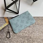 LV KEY POUCH VERT LAGON GREEN M69508 13.8CM - 4