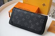 LV ZIPPY WALLET TRUNK BLACK M80558 SIZE 19.5 x 10 x 2 CM - 2
