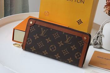 LOUIS VUITTON Monogram Zippy Wallet M63894 Purse Zip Around from