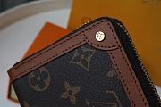 LV ZIPPY WALLET TRUNK BROWN M80558 SIZE 19.5 x 10 x 2 CM - 5