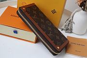 LV ZIPPY WALLET TRUNK BROWN M80558 SIZE 19.5 x 10 x 2 CM - 2