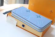 LV ZIPPY WALLET BLUE M80402 SIZE 19.5 x 10.5 x 2.5 CM - 4