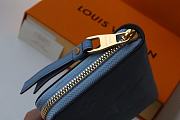 LV ZIPPY WALLET BLUE M80402 SIZE 19.5 x 10.5 x 2.5 CM - 3