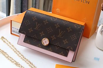 LV FLORE CHAIN WALLET M69579 SIZE 17.5 x 11.5 x 3.5 CM