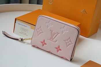 LV ZIPPY COIN PURSE PINK M80408 SIZE 11 x 8.5 x 2 CM