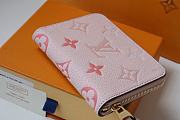 LV ZIPPY COIN PURSE PINK M80408 SIZE 11 x 8.5 x 2 CM - 6