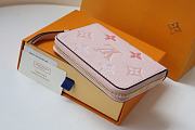 LV ZIPPY COIN PURSE PINK M80408 SIZE 11 x 8.5 x 2 CM - 5