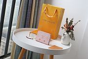 LV ZIPPY COIN PURSE PINK M80408 SIZE 11 x 8.5 x 2 CM - 4