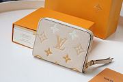LV ZIPPY COIN PURSE VANILLA YELLOW M80408 SIZE 11 x 8.5 x 2 CM - 4