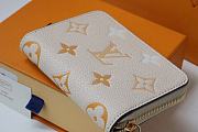 LV ZIPPY COIN PURSE VANILLA YELLOW M80408 SIZE 11 x 8.5 x 2 CM - 5
