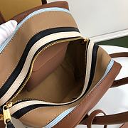 BURBERRY VINTAGE CHECK CUBE BAG BROWN 8019359 SIZE 34 x 19 x 21 cm - 3