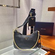 PRADA RE-EDITION 2005 SAFFIANO BLACK 1BH204 SIZE 23 x 17 x 6.5 CM - 1