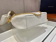PRADA RE-EDITION 2005 SAFFIANO WHITE 1BH204 SIZE 23 x 17 x 6.5 CM - 6