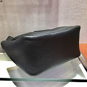 PRADA DYNAMIQUE LEATHER HANDBAG BLACK 1BG335 SIZE 25 x 21.5 x 14 CM - 4