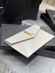 YSL UPTOWN POUCH IN SMOOTH LEATHER 565739 SIZE 27×16×2 CM - 6
