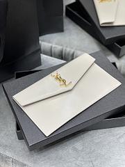 YSL UPTOWN POUCH IN SMOOTH LEATHER 565739 SIZE 27×16×2 CM - 3