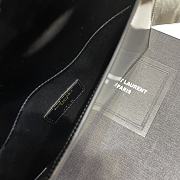 YSL UPTOWN POUCH IN SMOOTH LEATHER BLACK 565739 SIZE 27×16×2 CM - 3