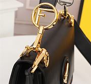 FENDI KAN I F BLACK 8BT284 SIZE 25 x 18 x 10.5 CM - 5