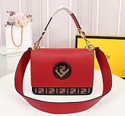 FENDI KAN I F RED 8BT284 SIZE 25 x 18 x 10.5 CM - 1