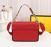 FENDI KAN I F RED 8BT284 SIZE 25 x 18 x 10.5 CM - 2