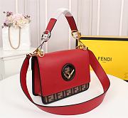 FENDI KAN I F RED 8BT284 SIZE 25 x 18 x 10.5 CM - 3