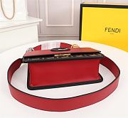 FENDI KAN I F RED 8BT284 SIZE 25 x 18 x 10.5 CM - 4