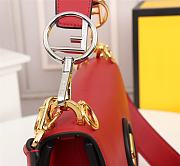 FENDI KAN I F RED 8BT284 SIZE 25 x 18 x 10.5 CM - 5