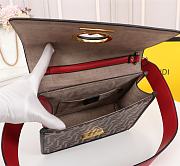 FENDI KAN I F RED 8BT284 SIZE 25 x 18 x 10.5 CM - 6