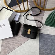 CELINE TEEN CLASSIC BAG IN BOX BLACK 192523 SIZE 18x15x6 CM - 4
