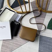 CELINE TEEN CLASSIC BAG IN BOX CAMEL 192523 SIZE 18x15x6 CM - 4