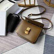 CELINE TEEN CLASSIC BAG IN BOX CAMEL 192523 SIZE 18x15x6 CM - 6