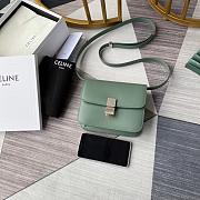 CELINE TEEN CLASSIC BAG IN BOX LIGHT GREEN 192523 SIZE 18x15x6 CM - 1