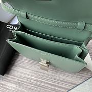 CELINE TEEN CLASSIC BAG IN BOX LIGHT GREEN 192523 SIZE 18x15x6 CM - 2
