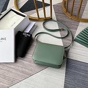 CELINE TEEN CLASSIC BAG IN BOX LIGHT GREEN 192523 SIZE 18x15x6 CM - 5