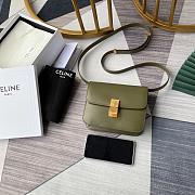 CELINE TEEN CLASSIC BAG IN BOX MATCHA GREEN 192523 SIZE 18x15x6 CM - 1
