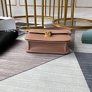 CELINE TEEN CLASSIC BAG IN BOX PINK BEIGE 192523 SIZE 18x15x6 CM - 3