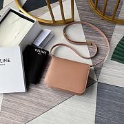 CELINE TEEN CLASSIC BAG IN BOX PINK BEIGE 192523 SIZE 18x15x6 CM - 2