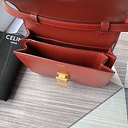 CELINE TEEN CLASSIC BAG IN BOX RED 192523 SIZE 18x15x6 CM - 2