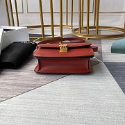 CELINE TEEN CLASSIC BAG IN BOX RED 192523 SIZE 18x15x6 CM - 6