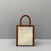 CELINE MINI VERTICAL CABAS CELINEWITH SULKY PRINT 193302 SIZE 20x17x6 CM - 3