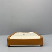 CELINE SMALL VERTICAL CABAS CELINE IN TEXTILE 192082 SIZE 33x29x8 CM - 4