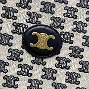 CELINE SMALL CABAS VERTICAL WITH TRIOMPHE EMBROIDERY 194352 SIZE 33x29x8 CM - 4