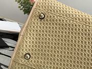 CHANEL CANVAS LARGE DEAUVILLE TOTE BEIGE A66942 SIZE 38 CM - 4